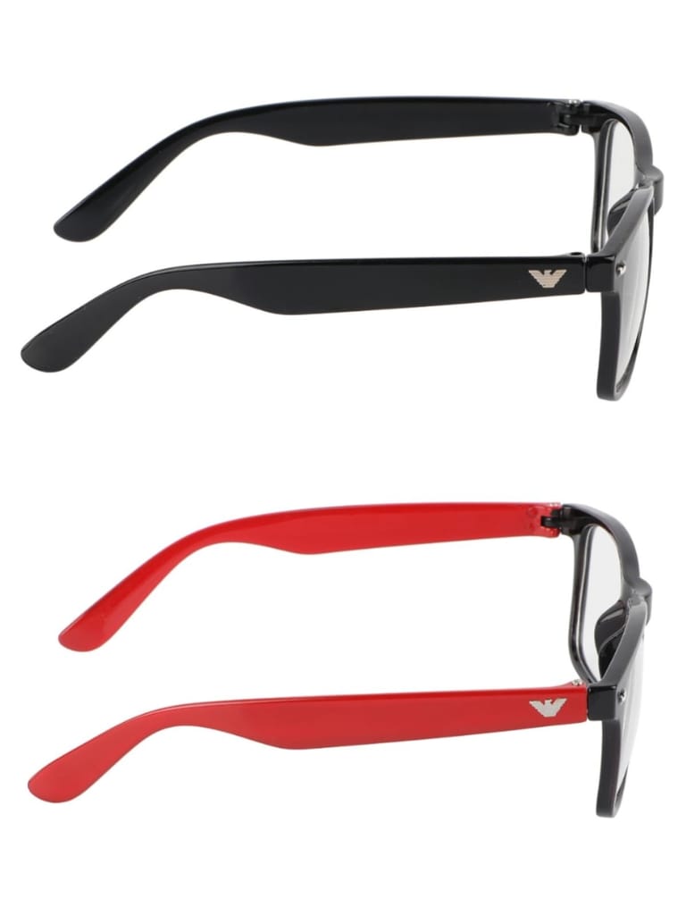 Jodykoes Square Shape Light Weight Frame Spectacle Eyewear Eyeglasses (Pack of 2) view 2