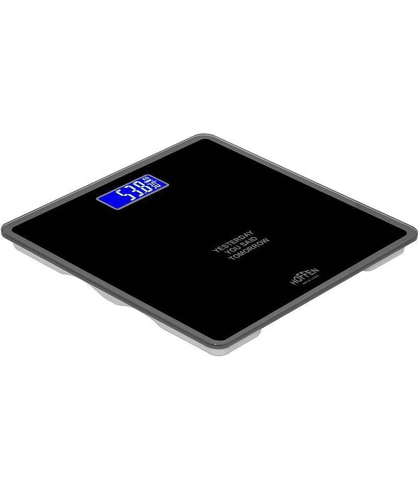 Hoffen Digital Electronic LCD Personal Health Body Fitness Bathroom Weighing Scale HO-18 Black view 2