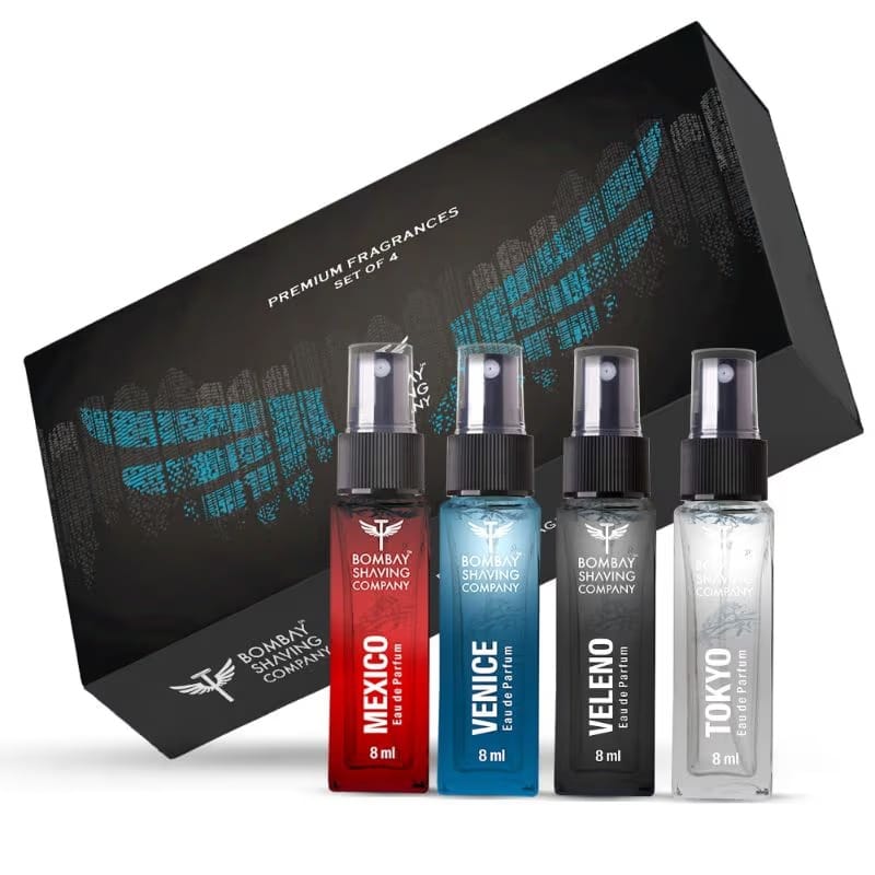 Bombay Shaving Company Premium Men’s Fragrance Set – 4 x 8ml Eau de Parfum (EDP) view 2