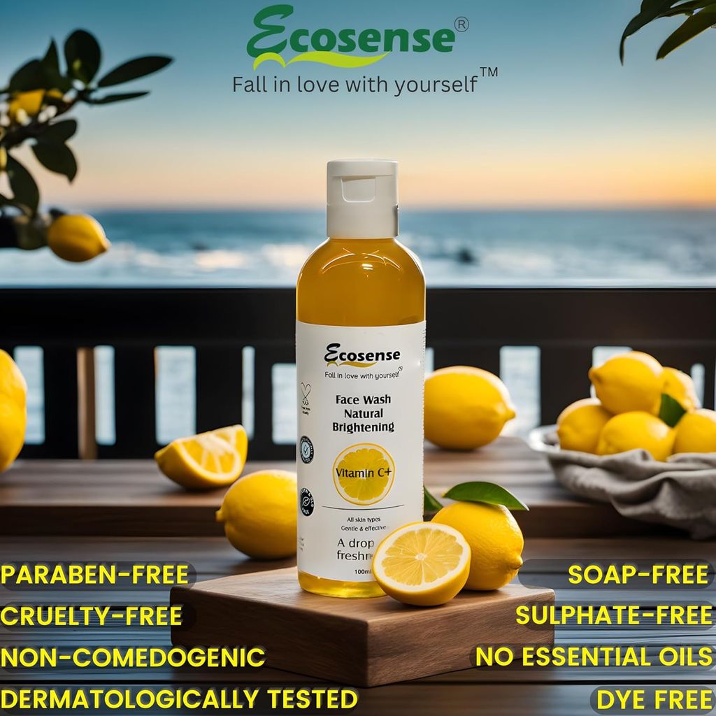 Ecosense Vitamin C Facewash with Lemon & Orange Extracts for All Skin Types (100ml) view 2