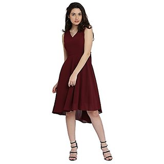 Miss Chase Womens High-Low Midi Skater Dress view 2