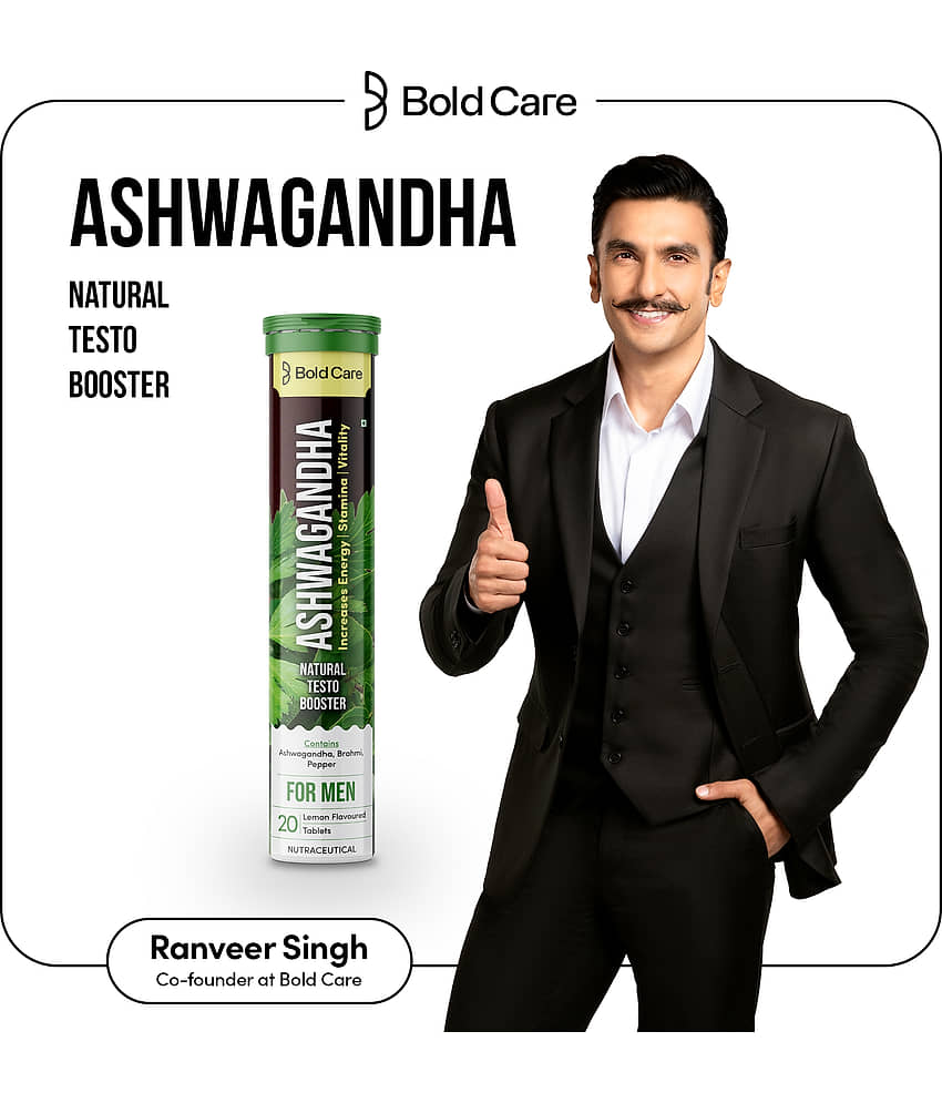 Bold Care Ashwagandha Effervescent Tablets (20 Count (Pack of 1)) view 2