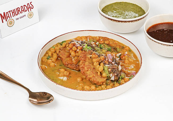Chole aloo tikki