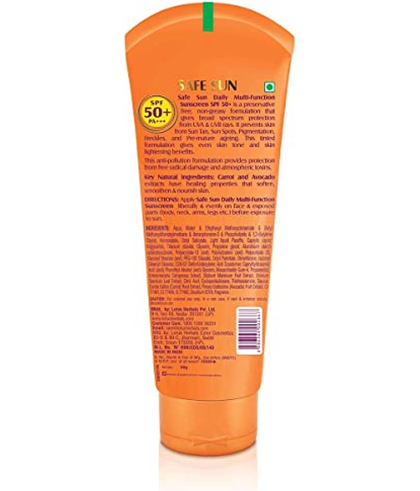 Lotus Herbals Safe Sun Daily Multi-Function SPF 50 60g view 2
