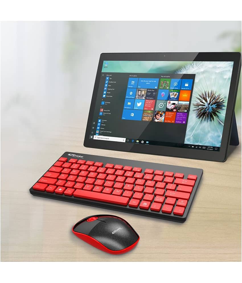 Portronics Key 2 Combo:Multimedia Wireless Keyboard & Mouse ,Black (POR 372) view 2