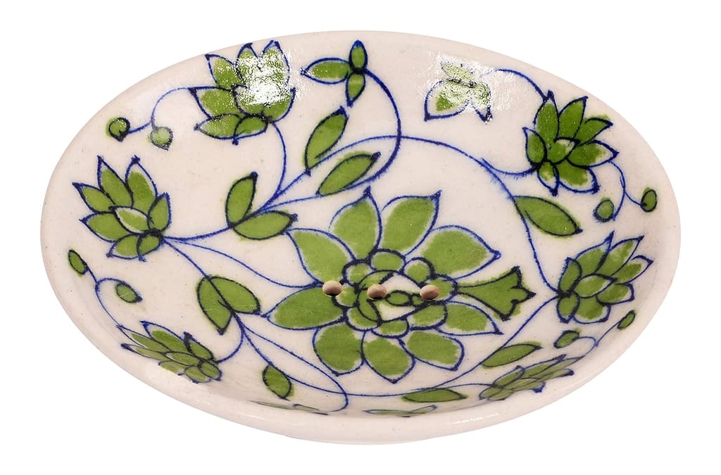 Blue Pottery Soap Case view 2