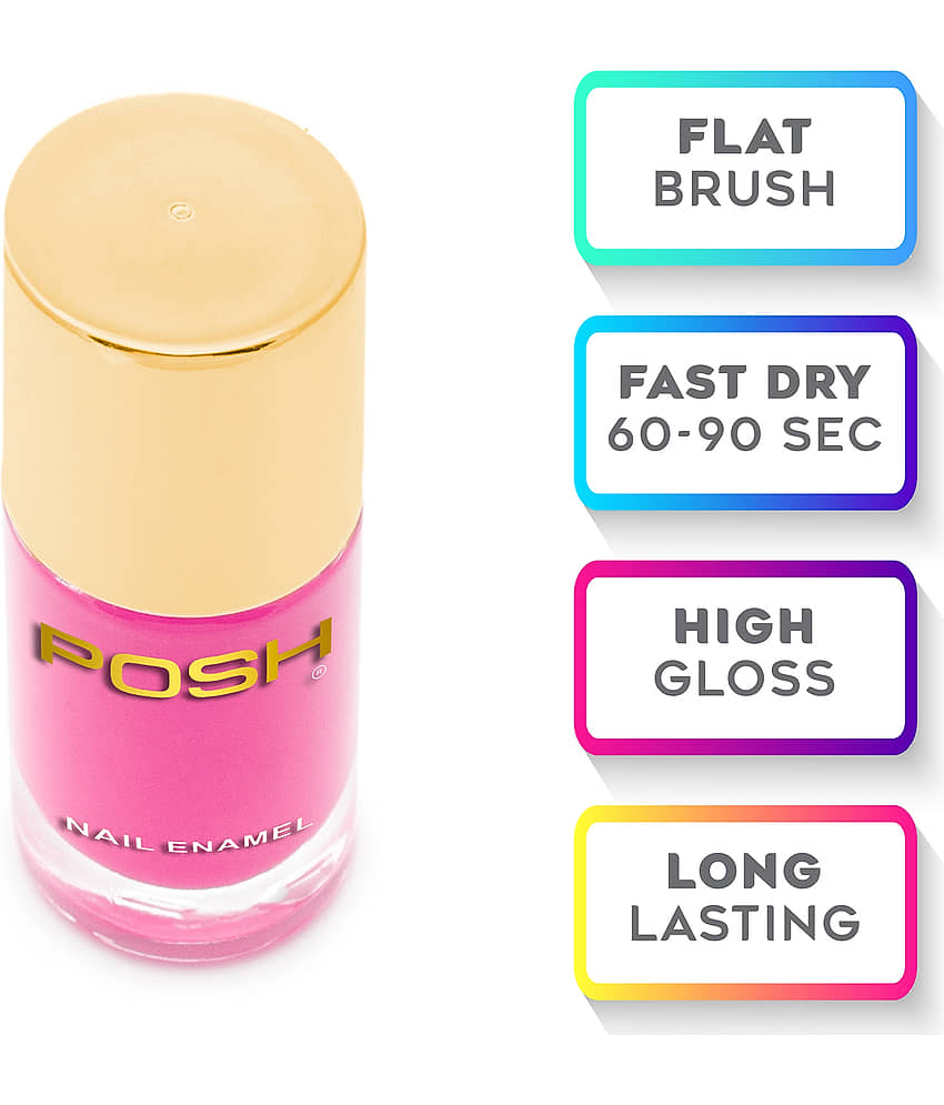 Posh Nail Polish Multi Glossy Pack of 2 9 mL view 2