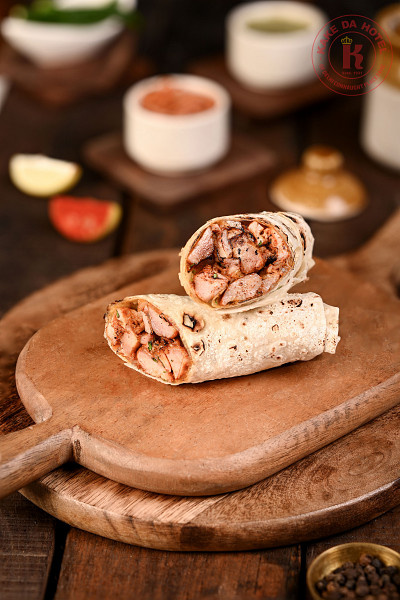Chicken tikka roll