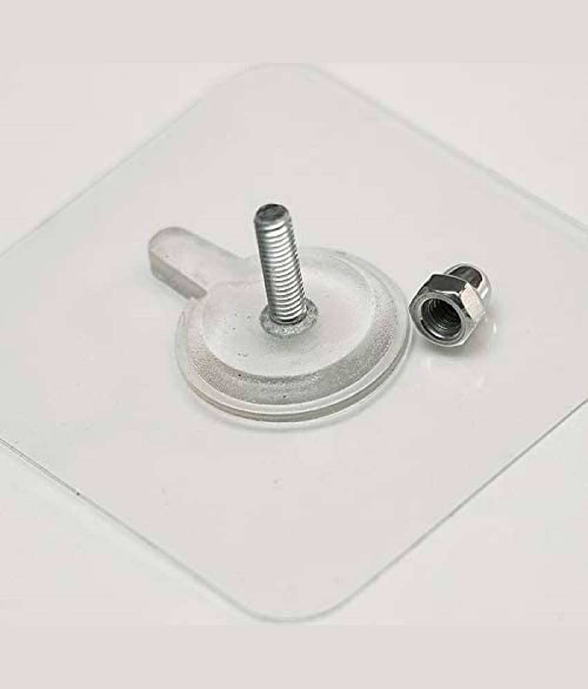 Gkboss Metal Hooks Self Adhesive Magic Sticker for Bathroom and Kitchen (Pack of 5) view 2