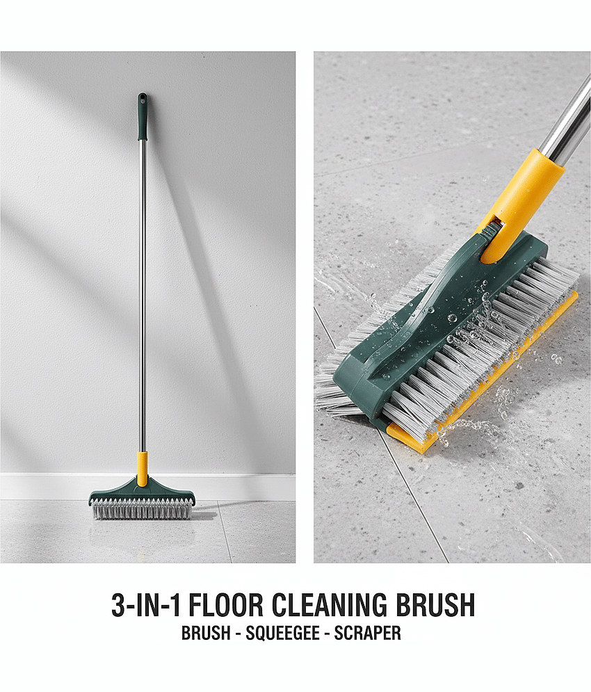 3 in 1 Long Handle Floor Cleaning Brush, Cleaning Mops, Floor Wiper, Floor Cleaning Wiper, Bathroom Floor Wiper, Floor Cleaning Brush, Bathroom Floor Cleaning Brush, Long Floor Cleaning Brush, Home Cleaning Brush, Home Cleaning Mops, Home Cleaning Wiper