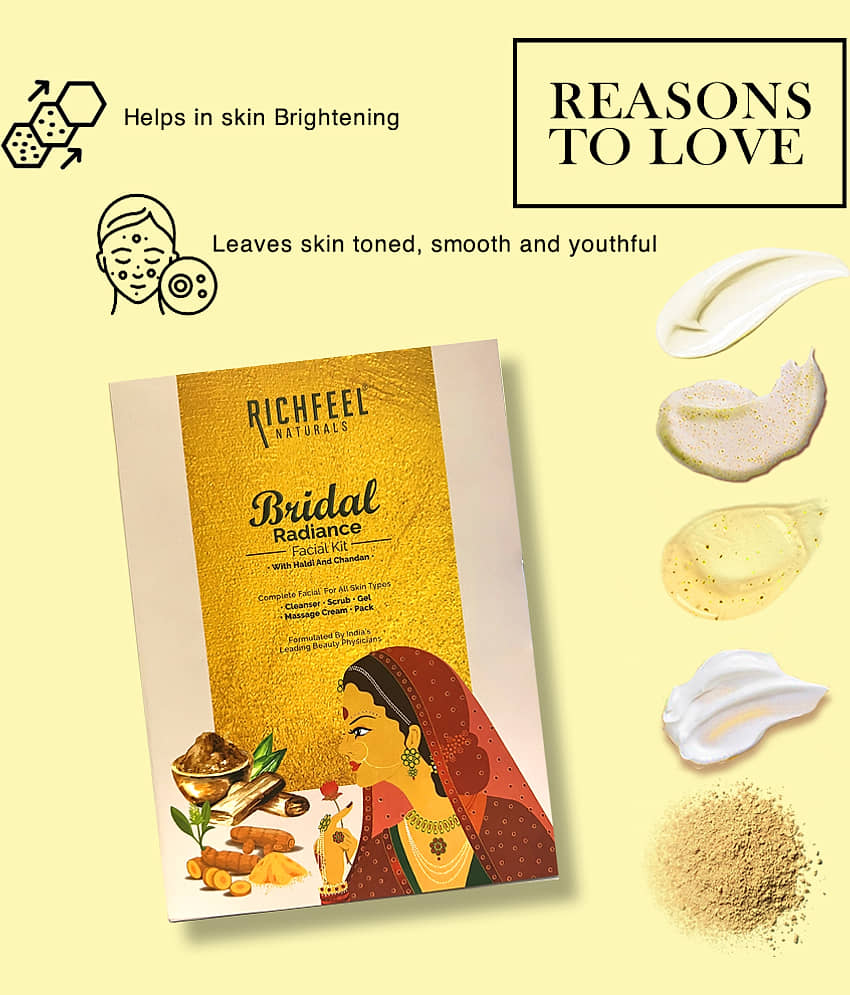Richfeel Bridal Radiance Glow Facial Kit 5x50 G view 2