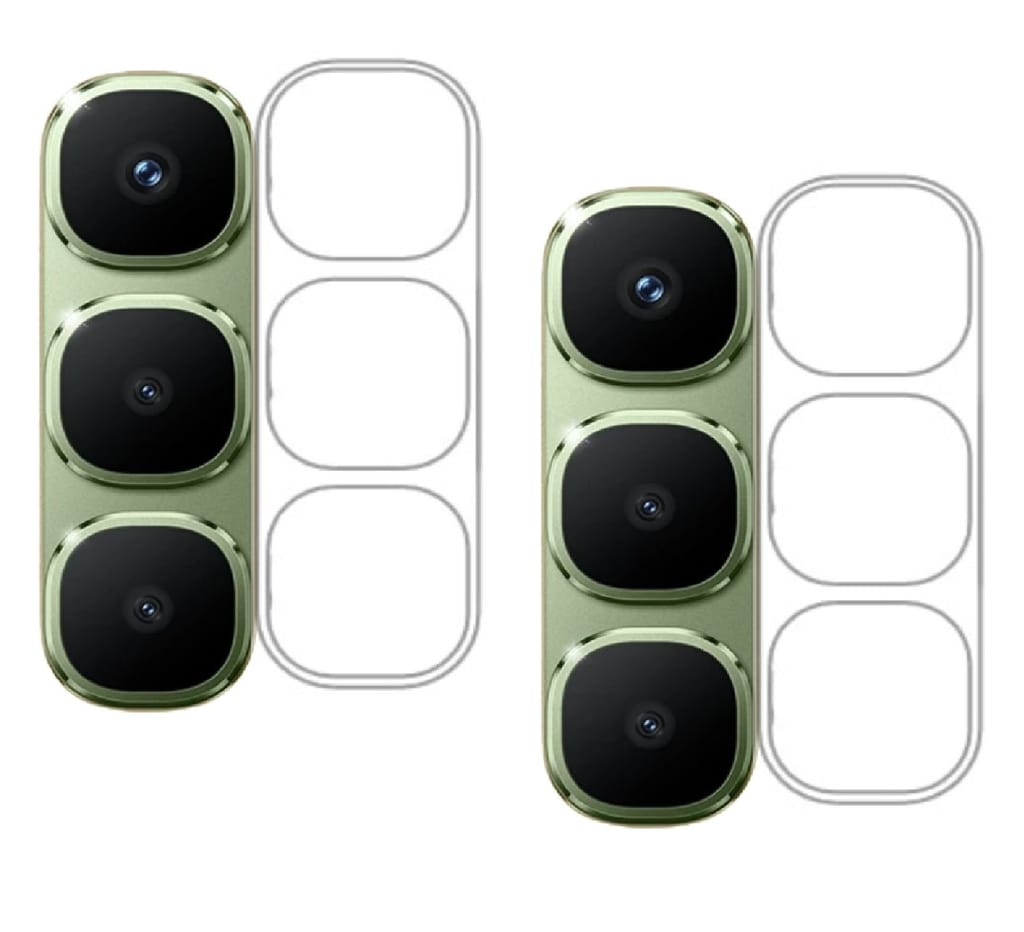 ISAAK Back Camera Lens Protector compatible for Infinix Hot 60 (Pack of 2) view 2