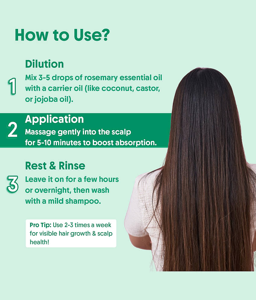 Aravi Organic Rosemary Aromatherapy Essential Oil Aromatic With Dropper 15 mL ( Pack of 1 ) view 2