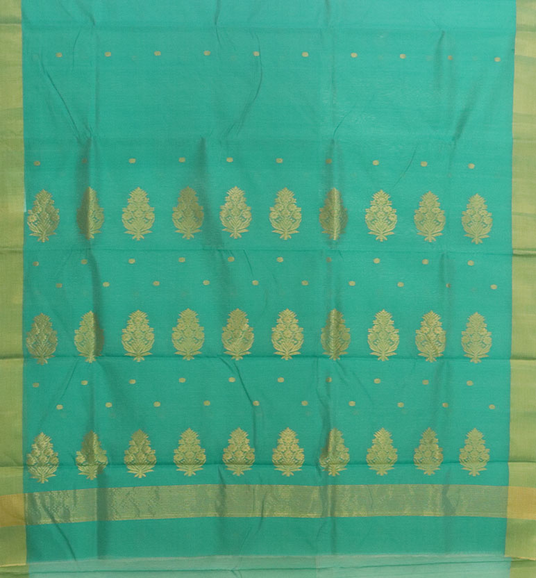 Handloom Chanderi Silk Cotton Saree view 2