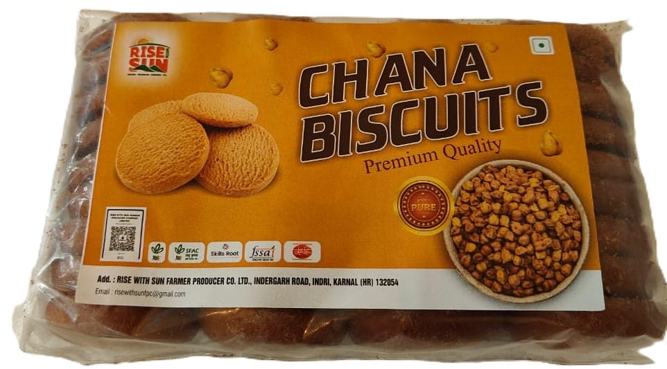 Premium Quality Chana Cookies - 250gm view 2