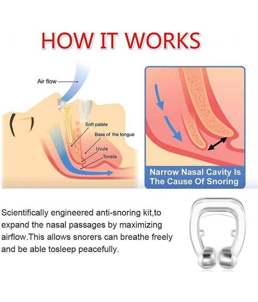VALLEY GREEN 1 Magnetic Stop Snoring Nose Clips Anti-Snoring Pack Of 1 view 2