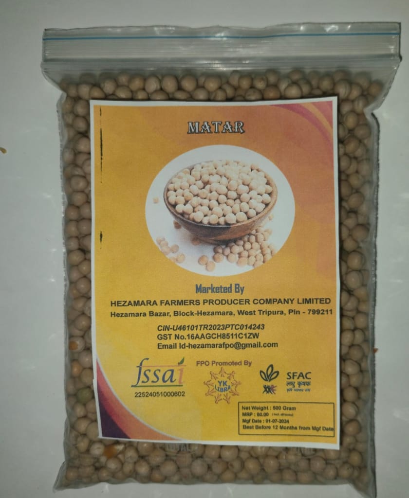 White pea beans , Matar view 2