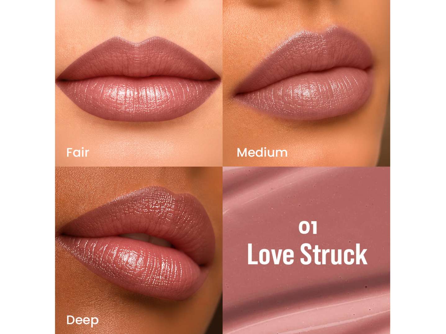 Staze 9to9 Twin Flame 2 in1 Lipstick + Lip Liner - Love Struck - 01 view 2