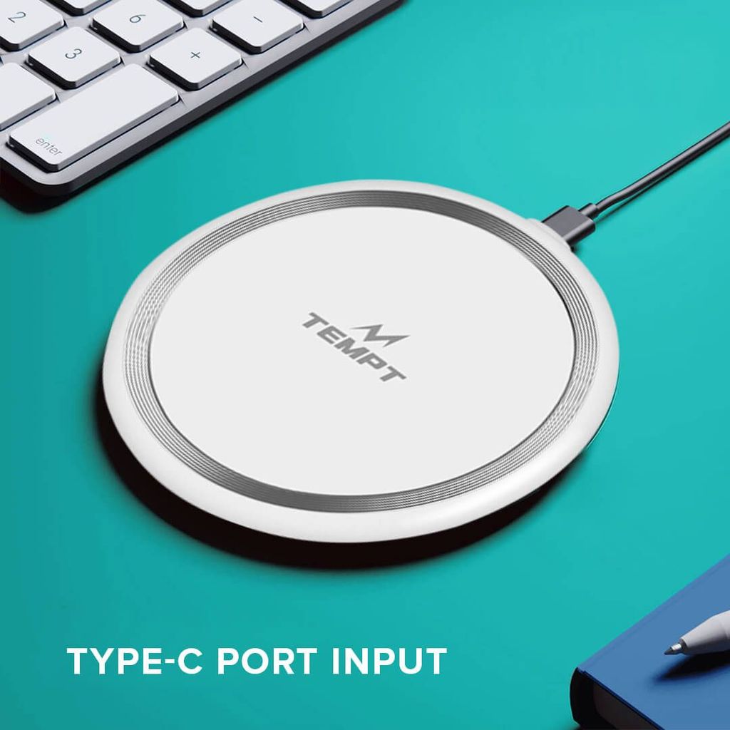 Powerpad Wireless Charger - White view 2