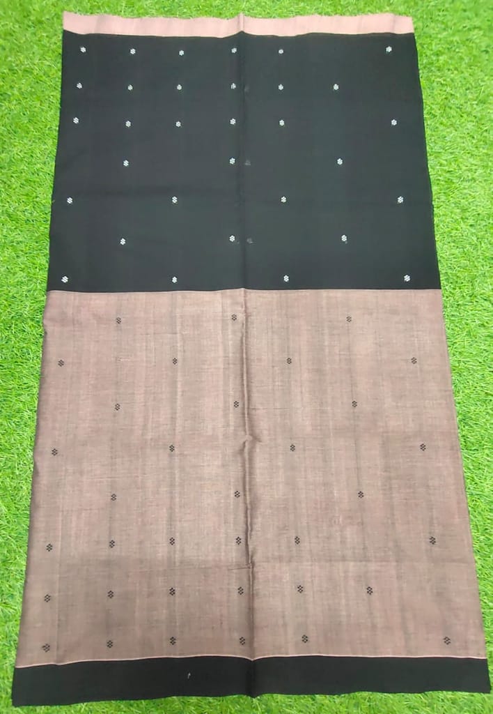 ANGARA OFF/OFF COTTON SAREE view 2