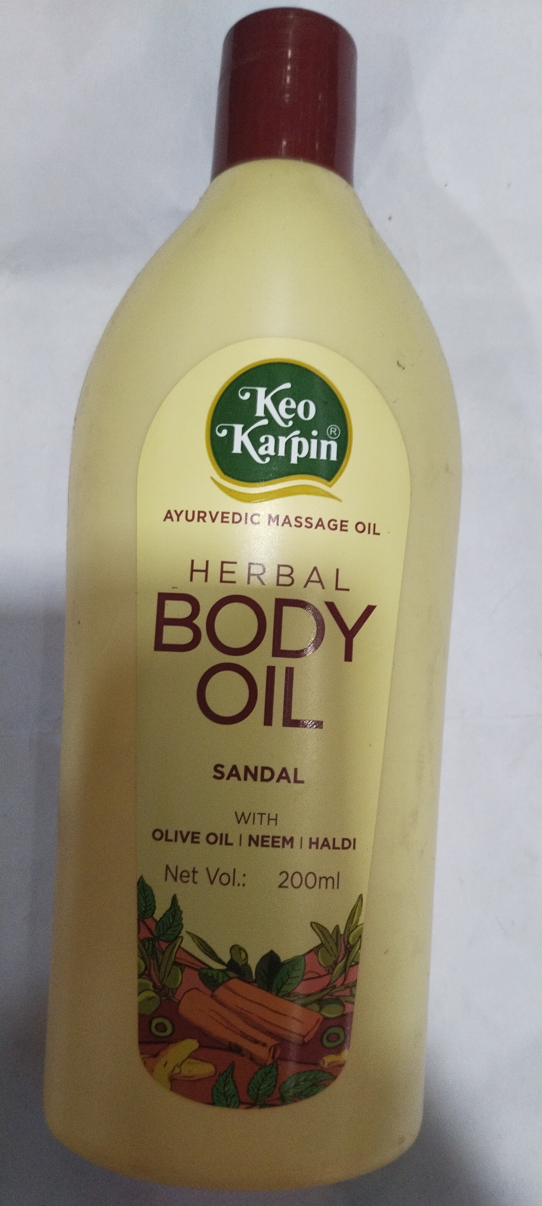 "keo Karpin Ayurvedic massage oil Herbal Body Sandal Oil """