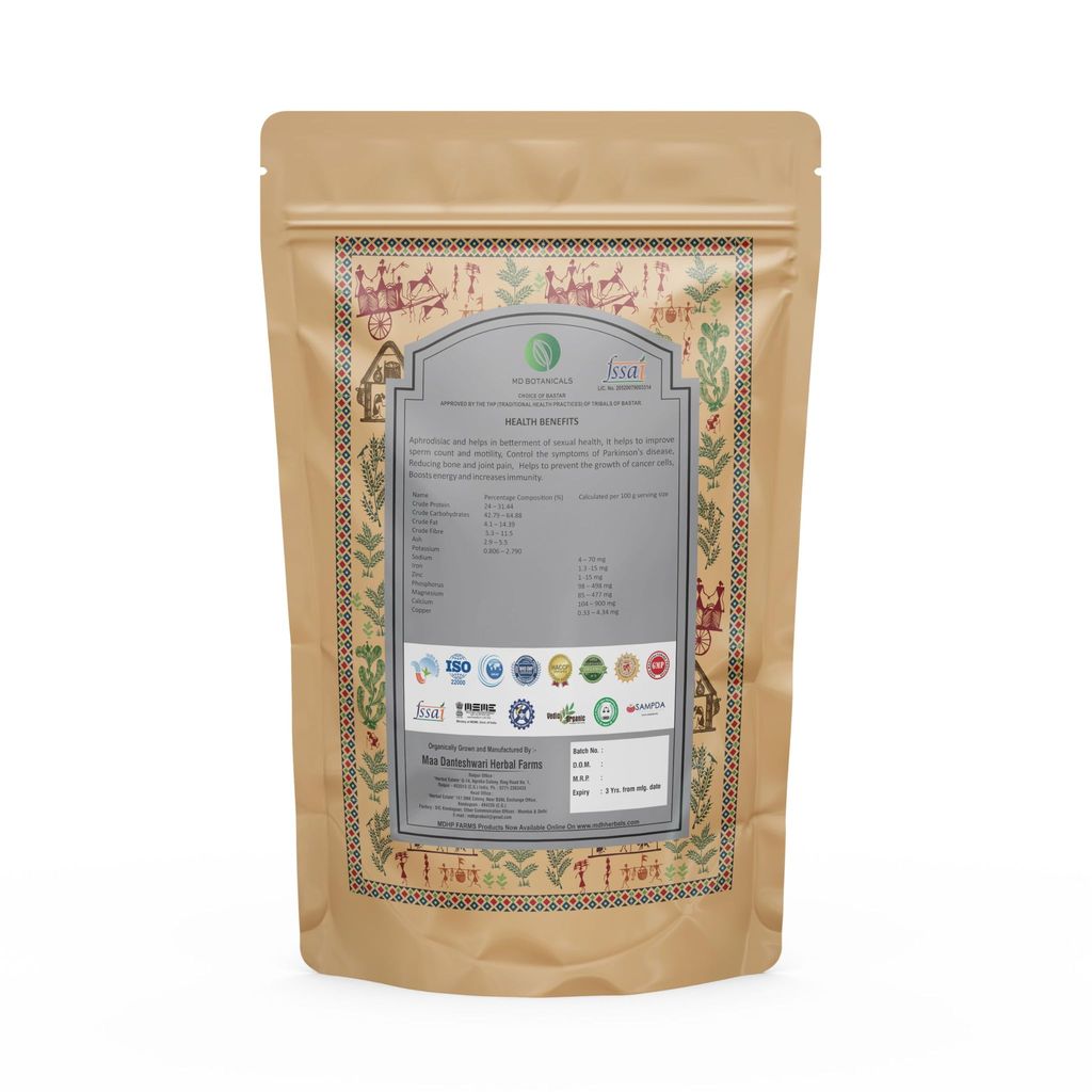 MD Botanicals Kaunch Beej Powder | Natural Strength & Stamina Booster | Ayurvedic Supplement for Men & Women | 100g | Pure & Chemical-Free | Kapikacchu Powder view 2