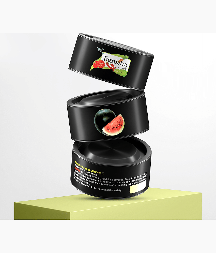 Jignisha Seeds Black Watermelon Fruit ( 10 Seeds ) view 2