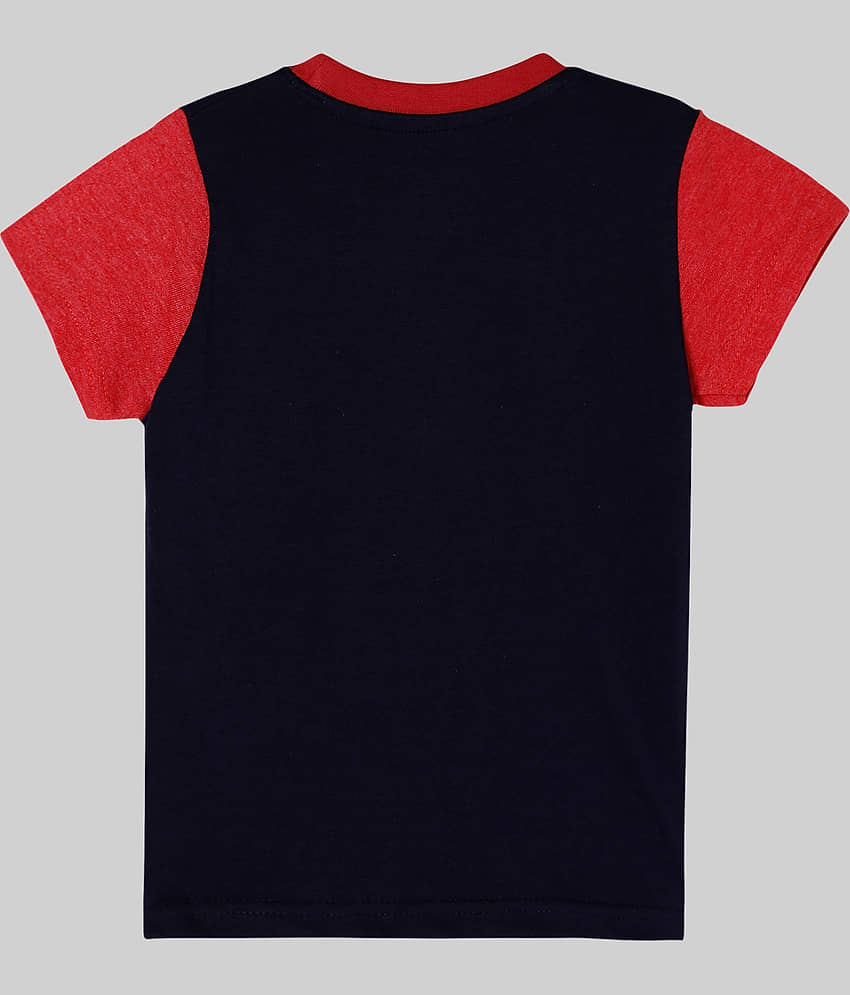 ETCHED DESIGN Pack of 1 Boys Cotton T-Shirt & Shorts Set ( Multicolor ) view 2