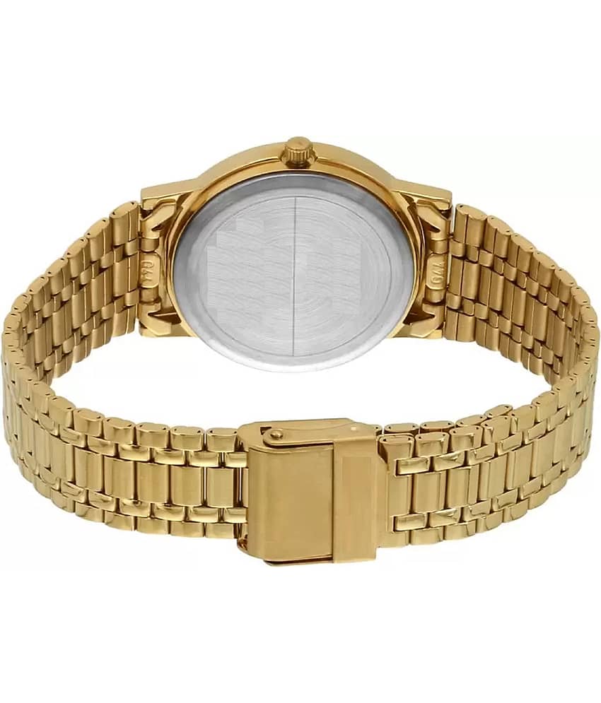 Viser Gold Metal Analog Men's Watch view 2