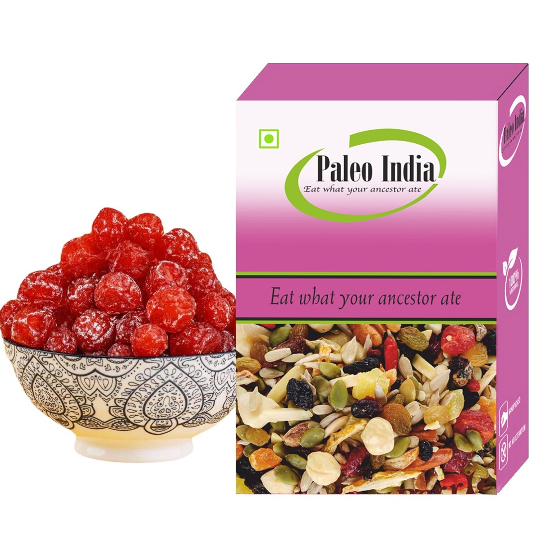 Paleo India 500gm Dried Roseberry| Premium Dried Roseberries| Perfect for Snacking Baking|Dried Roseberry Plum| Dry Fruits| Juicy Flavorful Packed with Nutrition