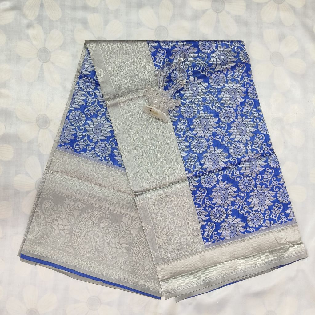Tissue Silk Cotton Saree with Blouse view 2