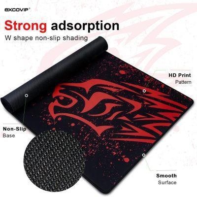 Gaming Mouse Pad (60 X 30cm) Non-Slip Rubber Base Mouse pad Mice Smooth Cloth Surface Keyboard view 2