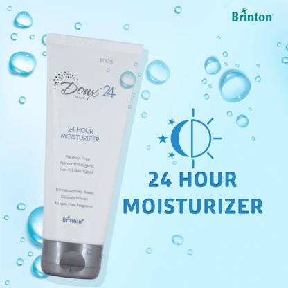 Brinton Doux 24 Hour Moisturizer Cream Face Moisturizer For Women Men 100 g blue x Pack of 2 view 2