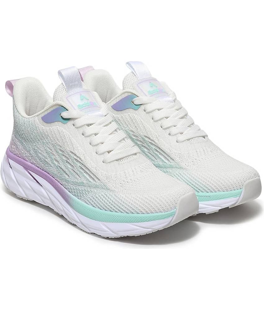 Action - White Women's Running Shoes view 2