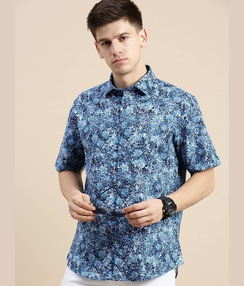 Showoff Cotton Blend Regular Fit Printed Half Sleeves Men's Casual Shirt - Multi ( Pack of 1 ) view 2