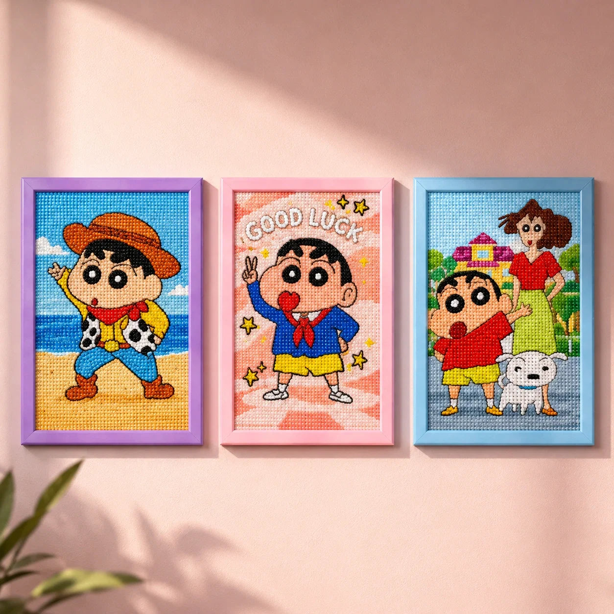 Shinchan Diamond Painting Combo (3Pcs in 1) view 2