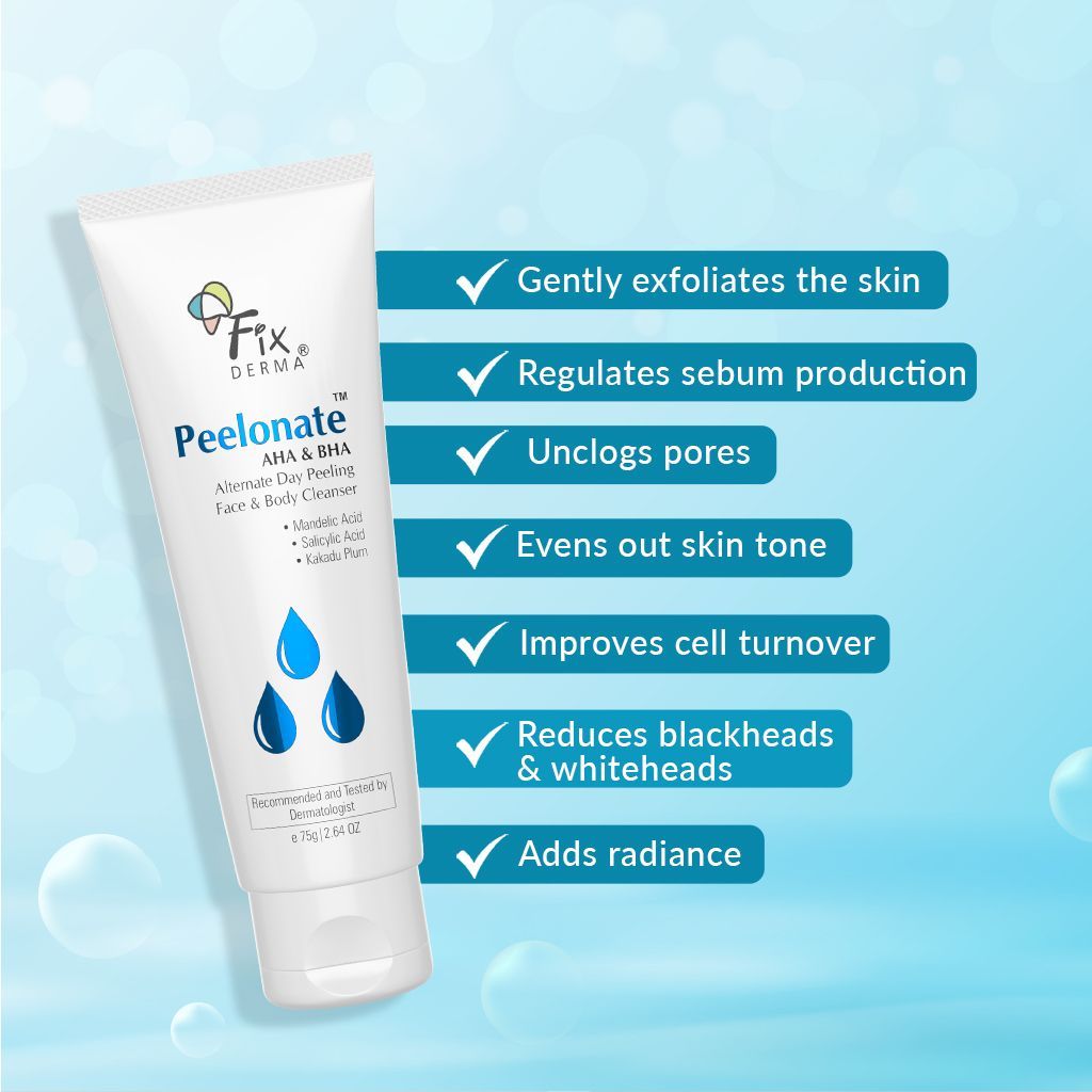Fixderma Peelonate AHA & BHA Cleanser view 2