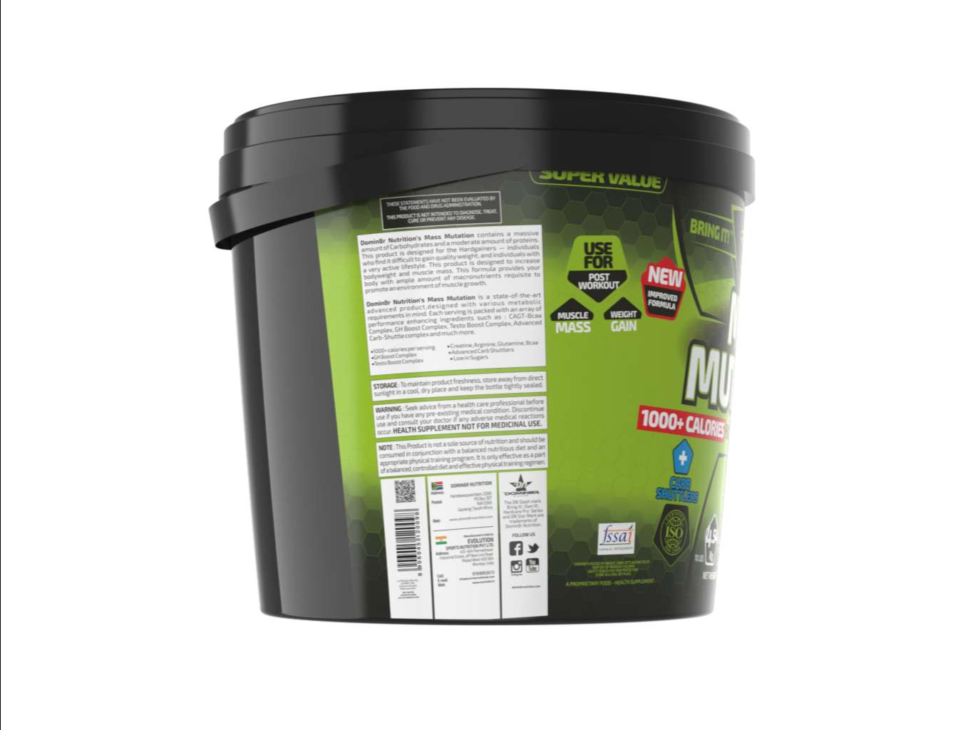 DN Lean Muscle Hgh, 10 Lbs, Chocolate, Balanced Protein Carbs Nutrition Muscle Mass Gainer, 35g Of Protein & 394 Kacl Per Serving With Testo 8500 Mg Cgt Bcaa Complex, Accelerate Post Workout Recovery… view 2
