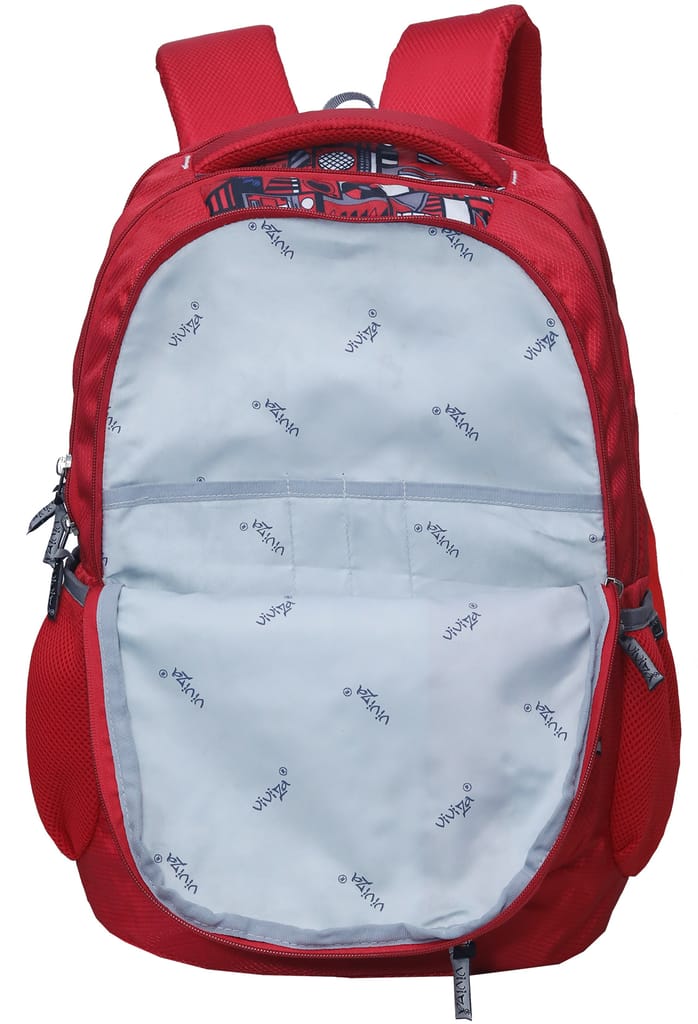 VIVIZA V-118 CASUAL BACKPACK FOR MEN AND WOMEN RED view 2