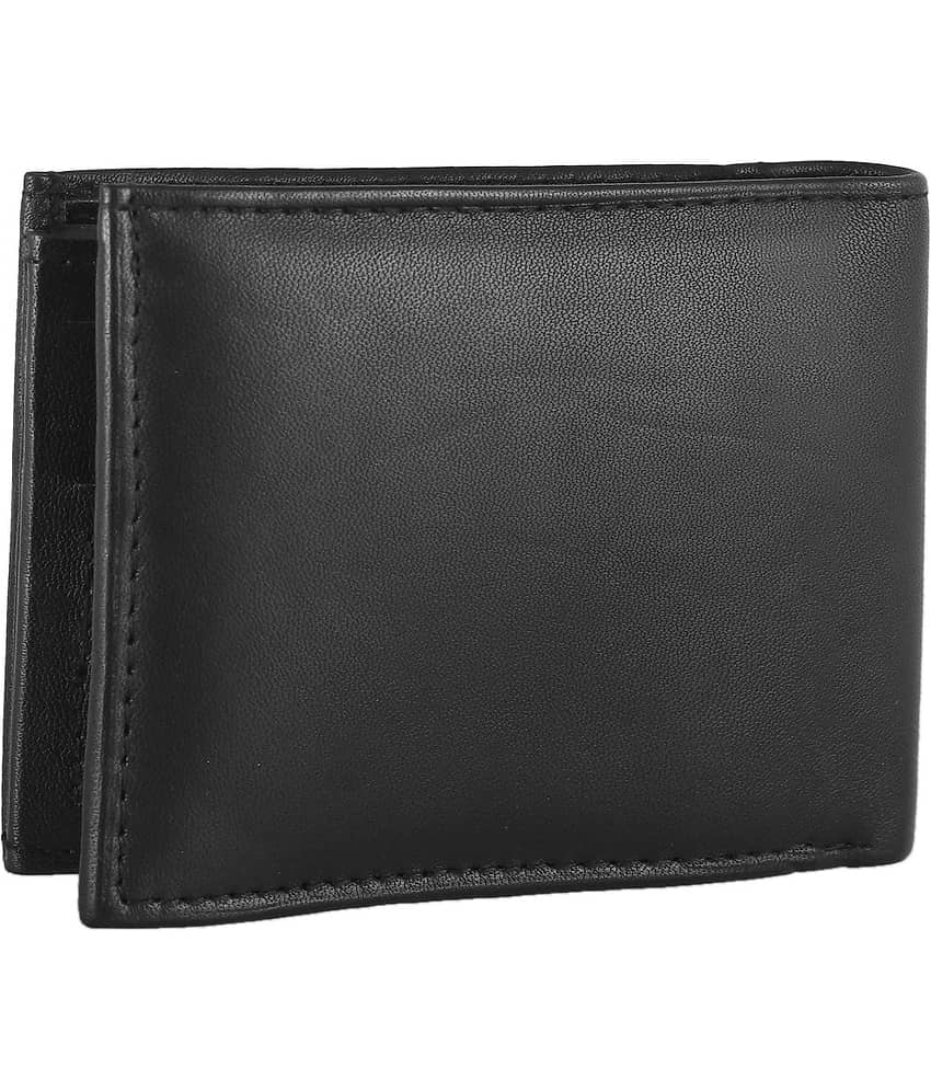 Eugenie Club Black 100% Leather Men's RFID Wallet,Regular Wallet,Coin Pouch ( Pack of 1 )