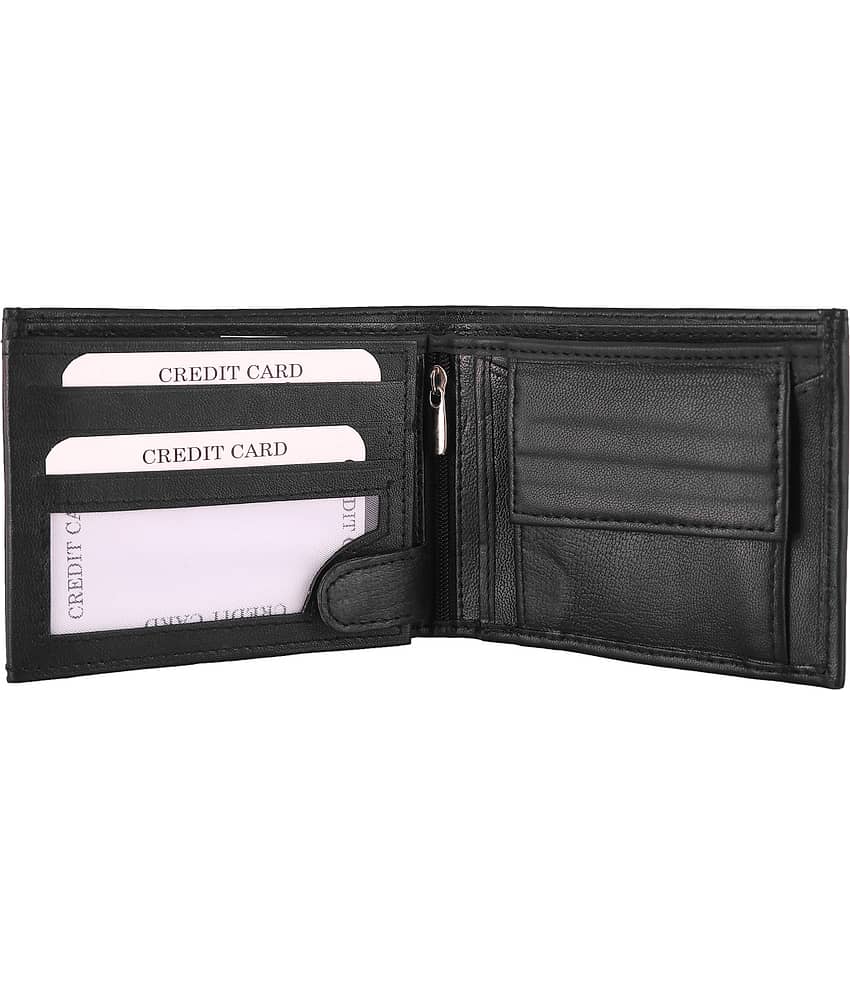 Eugenie Club Black 100% Leather Men's RFID Wallet,Regular Wallet,Coin Pouch ( Pack of 1 ) view 2