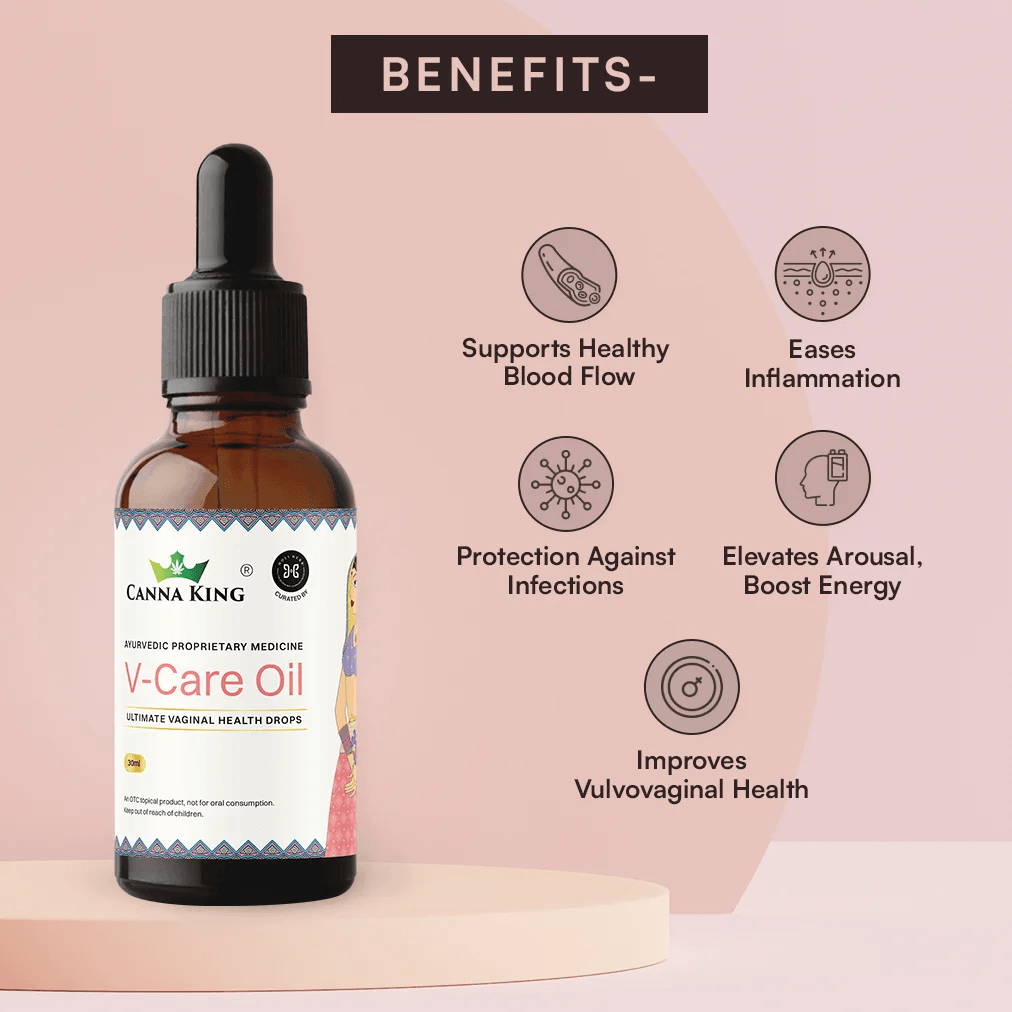 Cannaking V-Care Oil: Ultimate Vaginal Health Drops - 30ml view 2