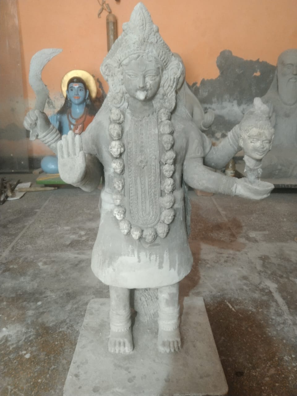 Goddess Kali Statue view 2