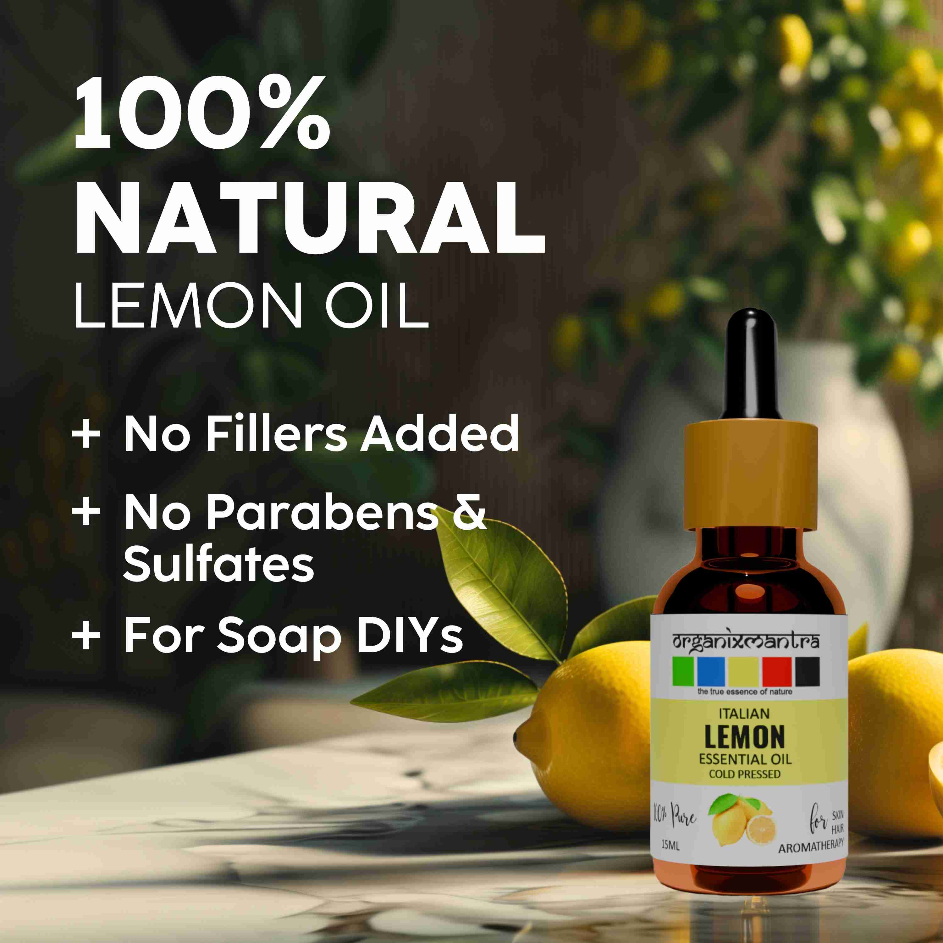 Organix Mantra Italian Lemon Essential Oil 15ML view 2