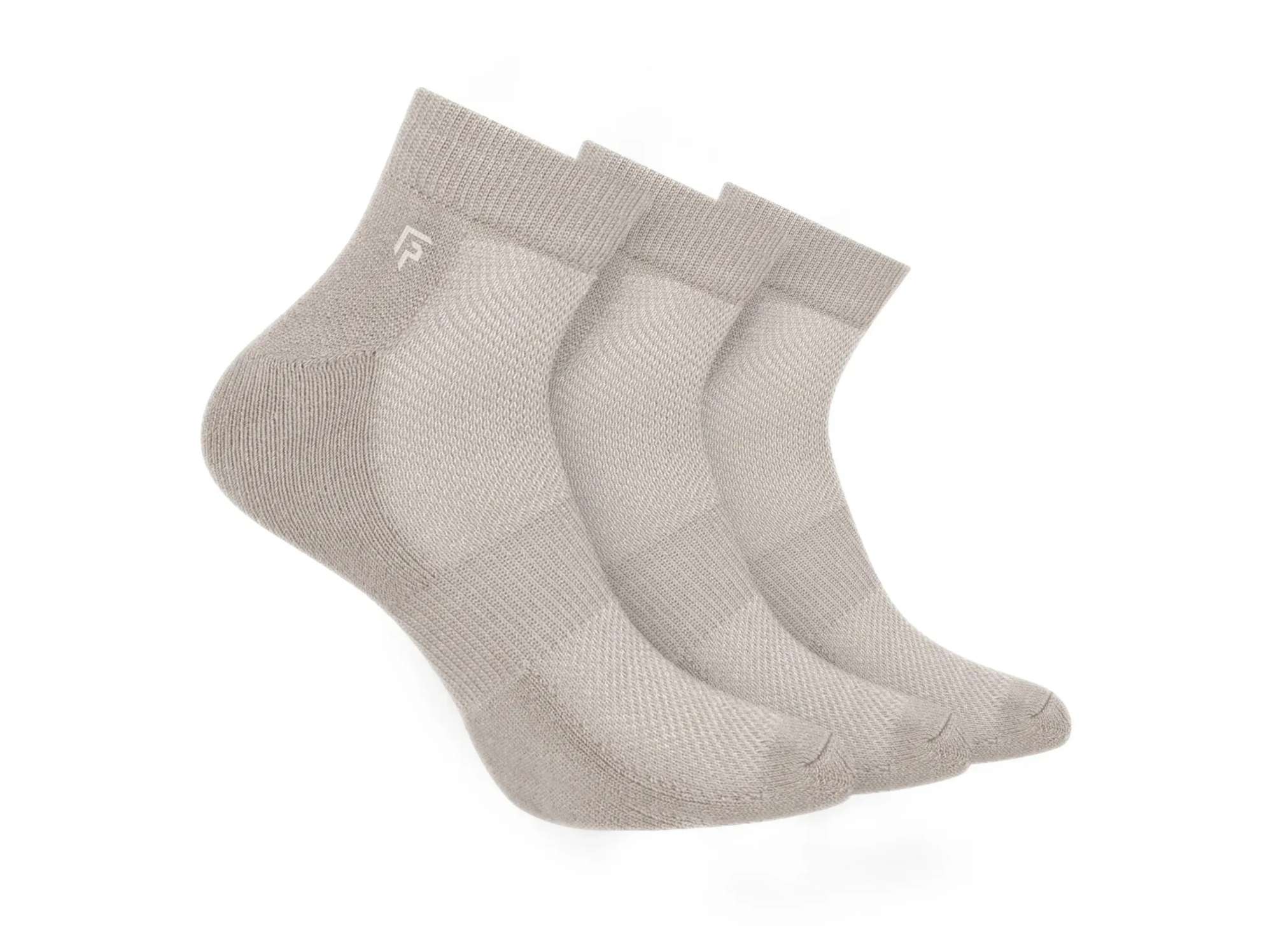 Organic Cotton Bamboo Unisex Ankle Terry Socks | Extra Soft, Anti Odour and Breathable - Pack OF 3