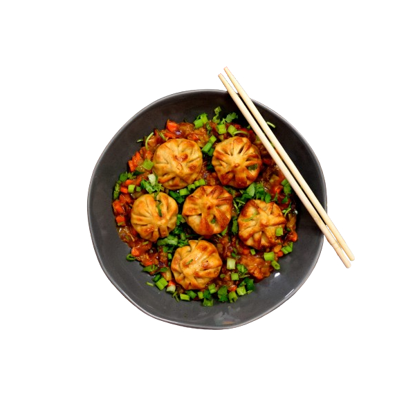 Chicken Gravy Momos (Full)