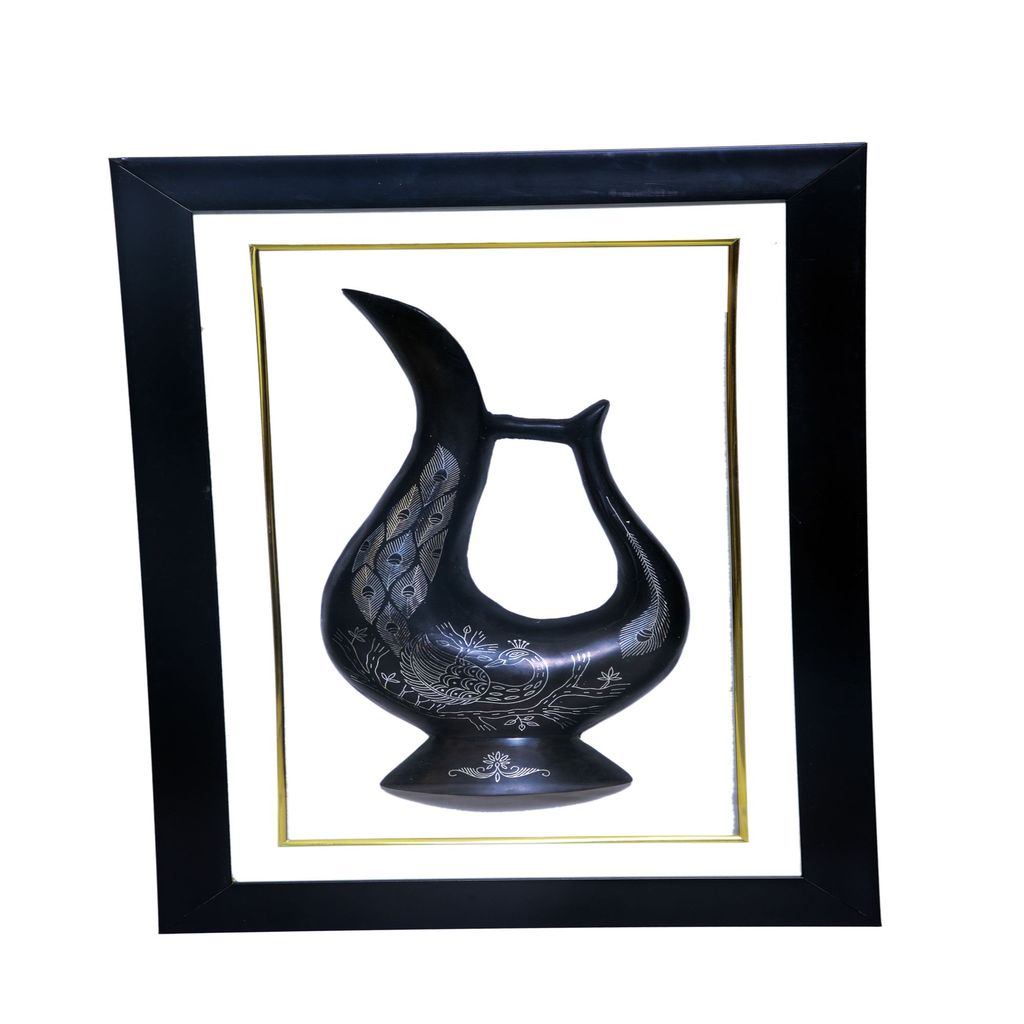 Bidri Jug Frame Tarkashi Work (1TMTDCOKA10270) view 2