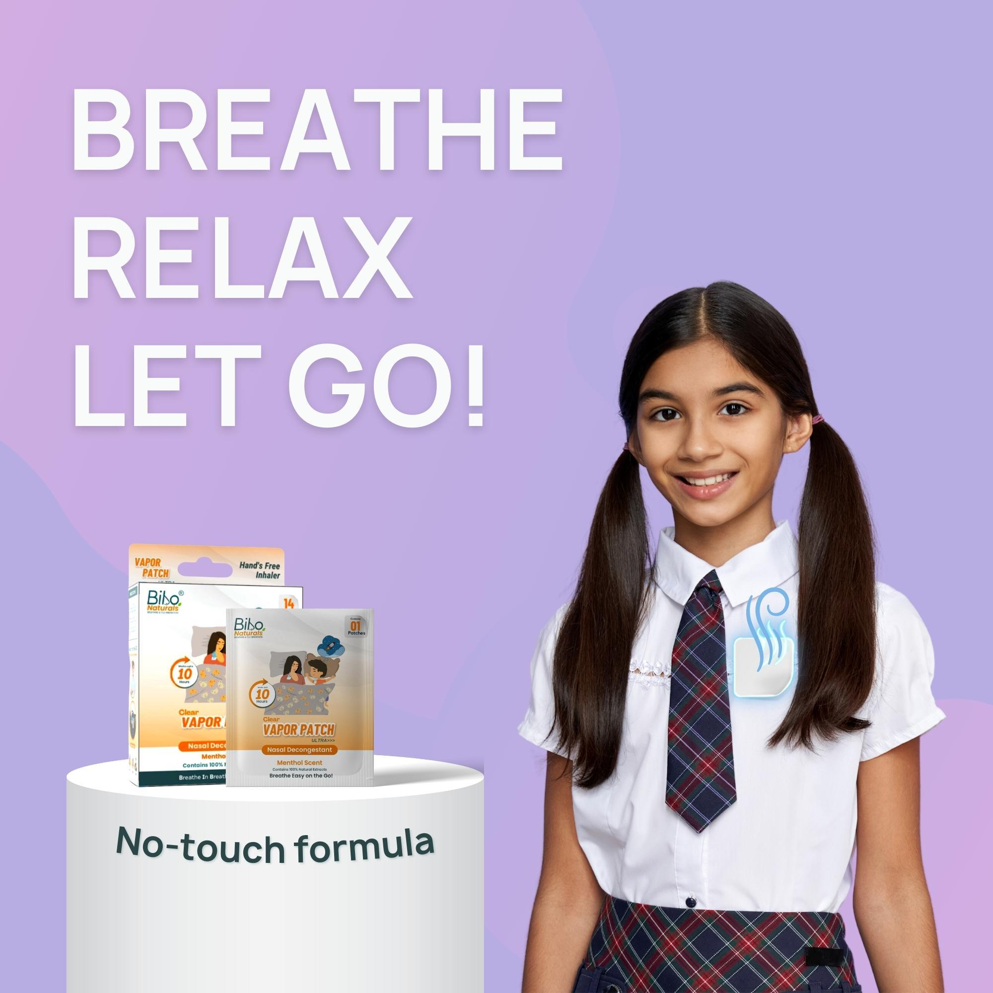 Bibo Naturals Clear Vapour Patch Ultra 5 Patches view 2