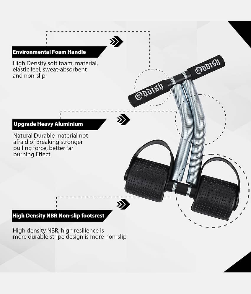 ODDISH; way to fitness Tummy Trimmer Double Spring With Foam Grip Handle - Your Perfect Fitness Companion for a Healthier Lifestyle For Men & Women view 2