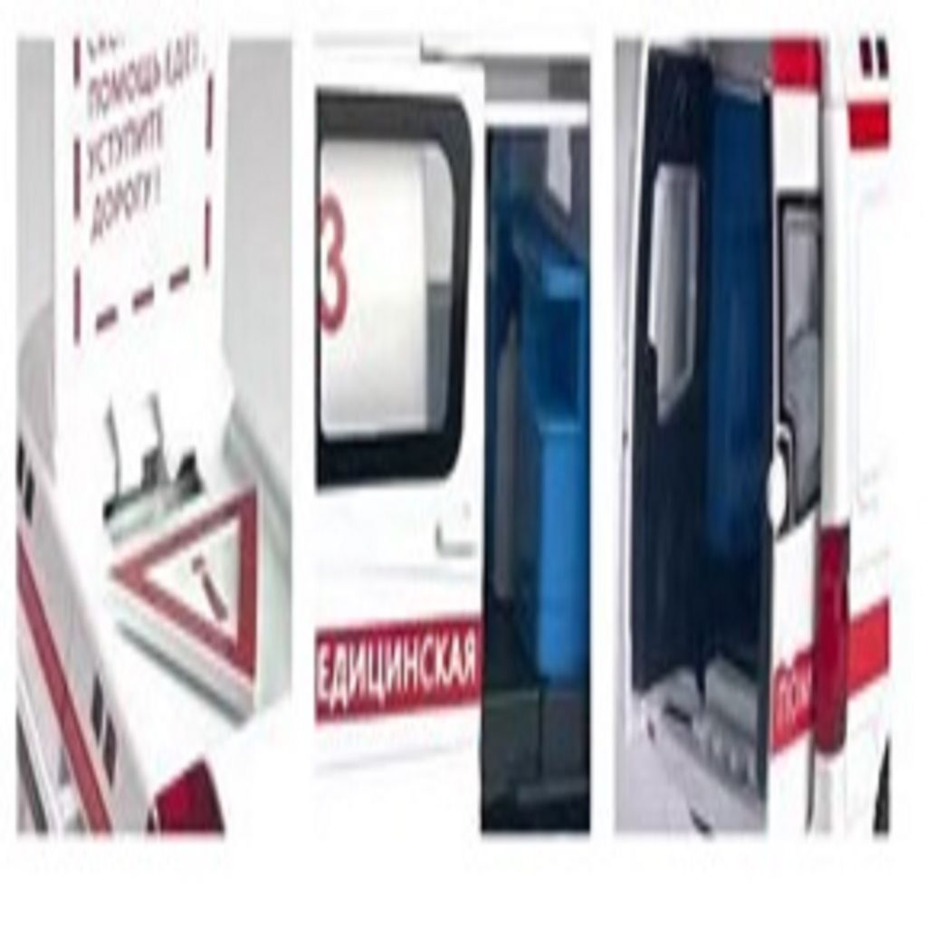 KTRS ENTERPRISE Die-cast Ambulance Toy Car with Light & Siren Sound Effects - Friction Powered Wheels & LED Lights - Heavy Duty Alloy Metal Rescue Vehicle Toy view 2